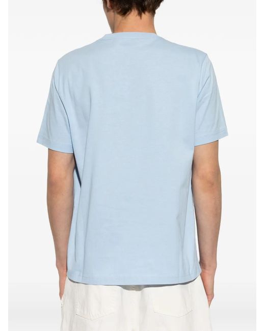 Paul Smith Blue Zebra-Print T-Shirt for men