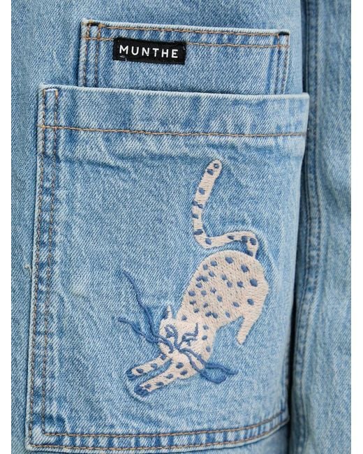 Munthe Braulia Denim Jack in het Blue