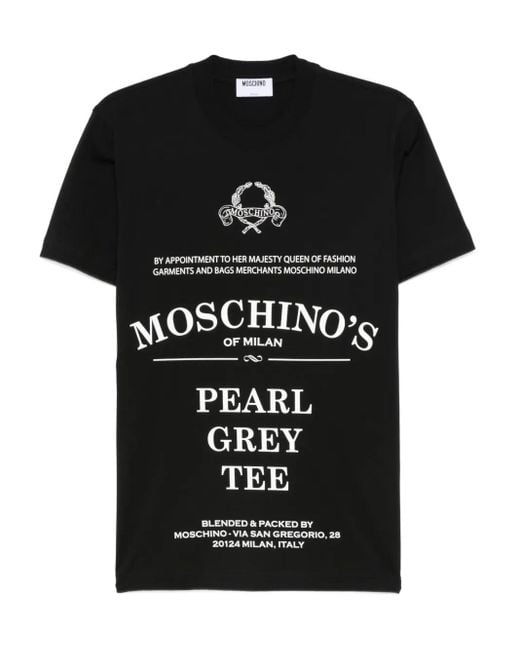 Moschino Black Moschino Logo-Print T-Shirt