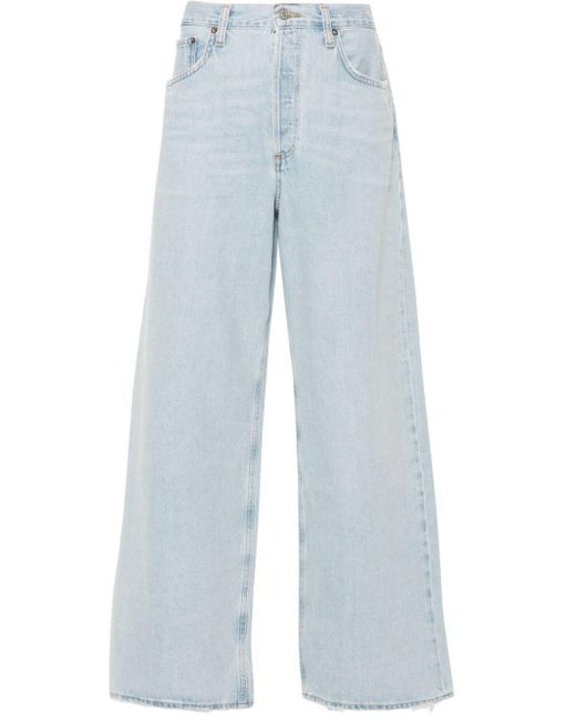 Jeans Low Slung Baggy di Agolde in Blue