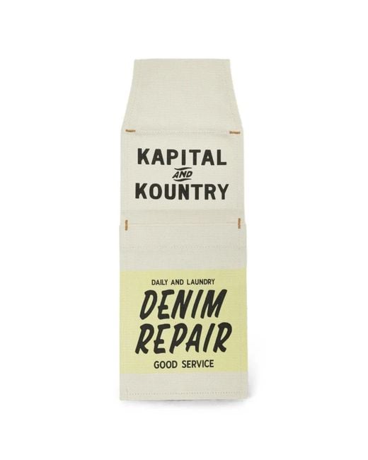 Kapital Metallic Canvas Pulp Phone Holder for men