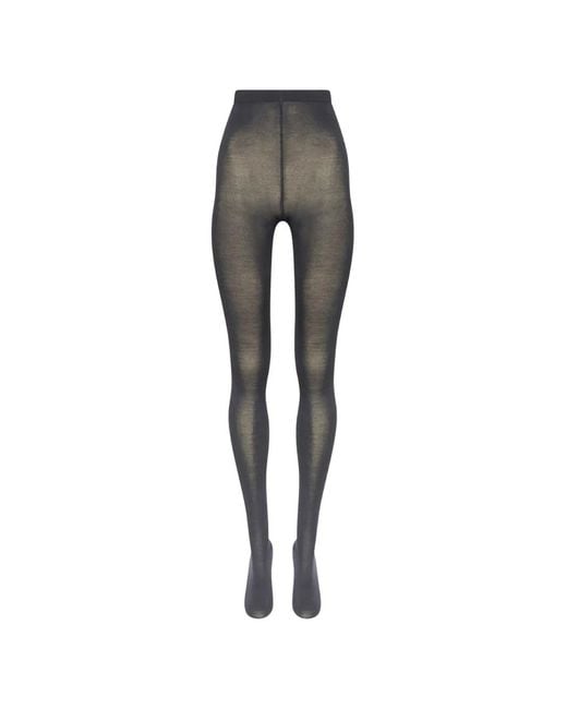 Wolford Gray Merino Tights
