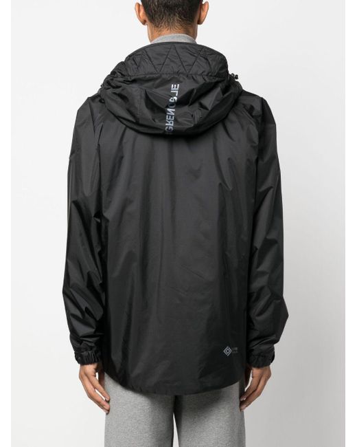 3 MONCLER GRENOBLE Black Thurn Lightweight Hooded Jacket - Men's - Polyamide/polyester/down for men