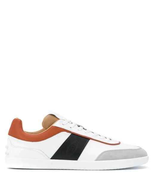 Tod's White Sneakers Grey for men