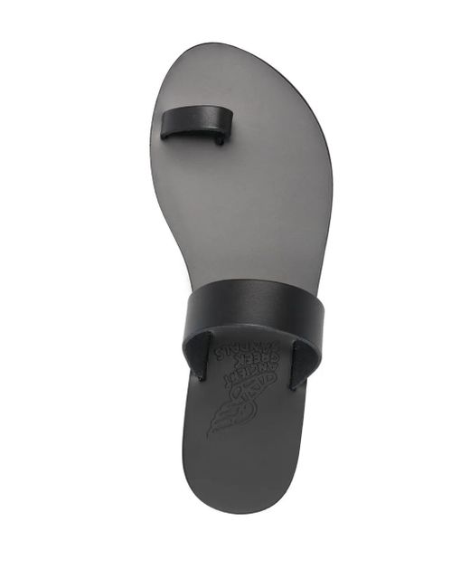 Ancient Greek Sandals White Thalia Open-Toe Sandals