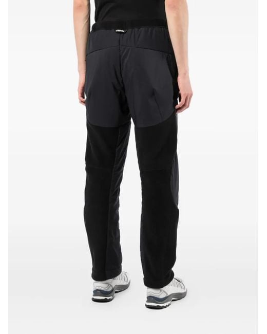 And Wander Black Belted Trousers for men