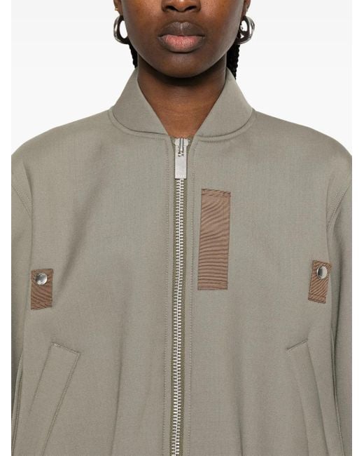 Sacai スキューバ ボンバージャケット Gray