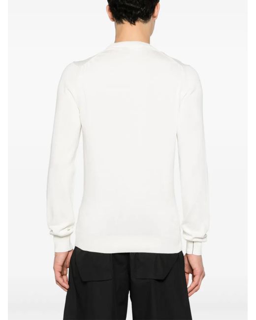 Jersey Con Parche Del Logo Lacoste de hombre de color White