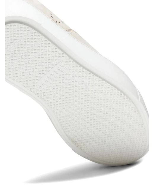 Fratelli Rossetti White Perforated Slip-On Sneakers