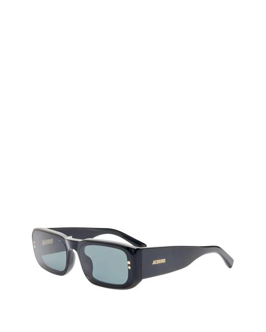 Jacquemus Black Rectangle-Frame Sunglasses