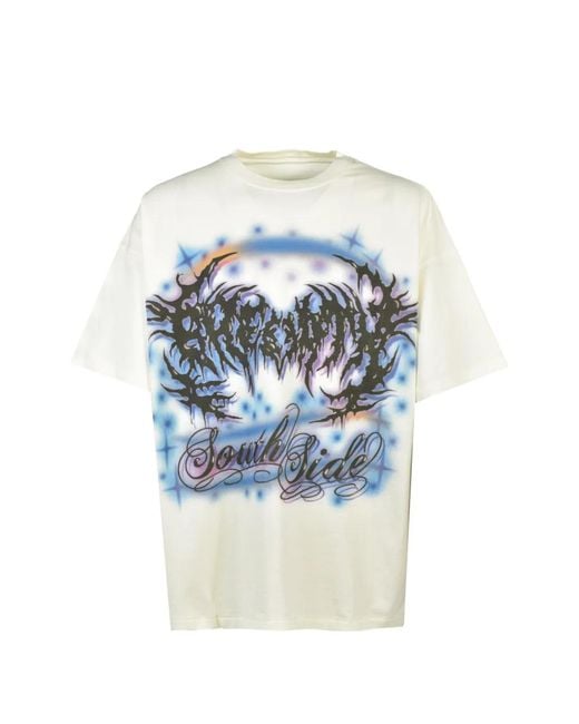 BREATH Blue Airbrush T-Shirt for men