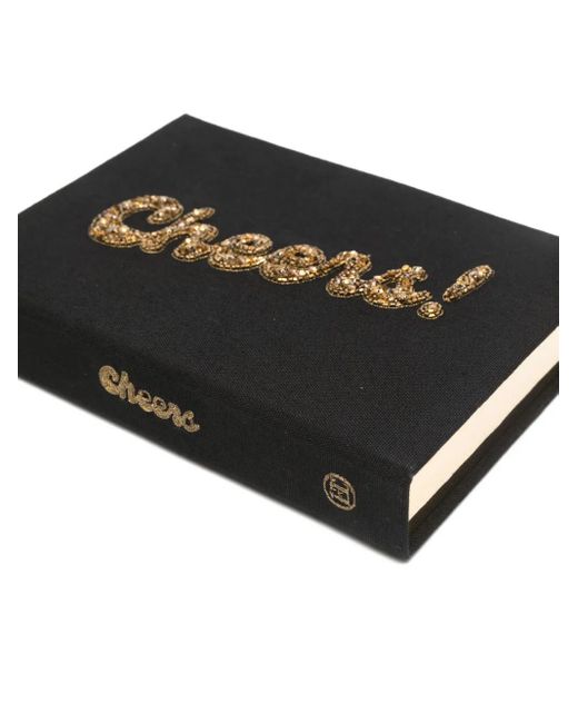 Olympia Le-Tan Cheers Mini-Tas Met Kralen in het Black