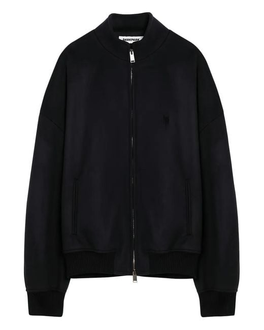 DARKPARK Black Bomber Jacket for men