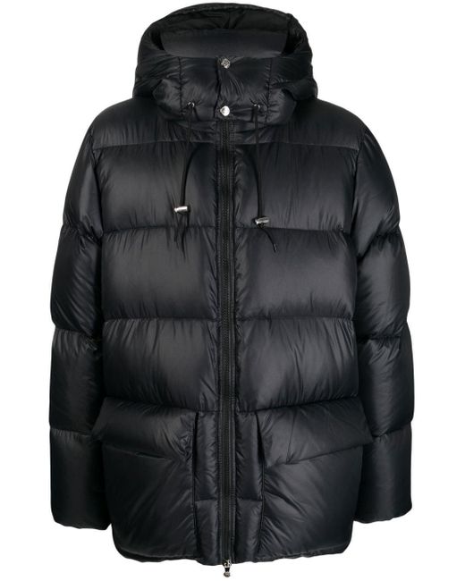 Pyrenex Evolve Hooded Puffer Jacket in Black for Men | Lyst