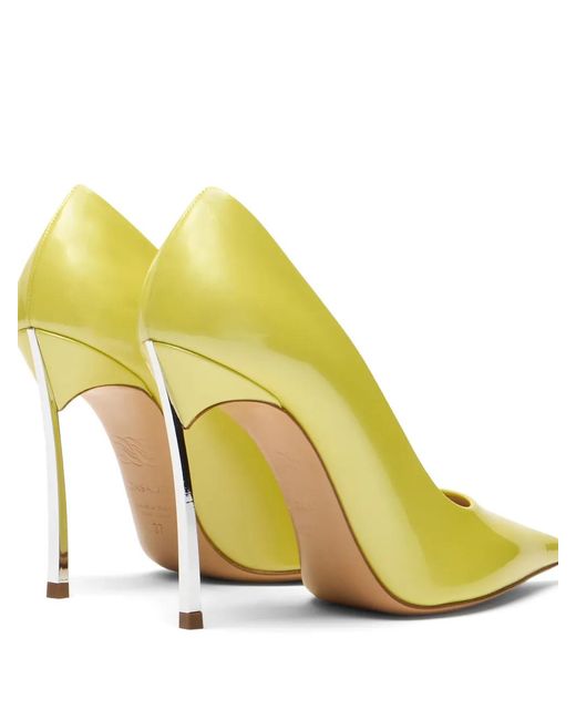 Casadei Yellow Superblade Pumps