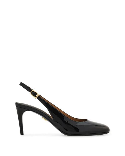 Ferragamo レディース ブラック スリングバック パンプスの通販はau