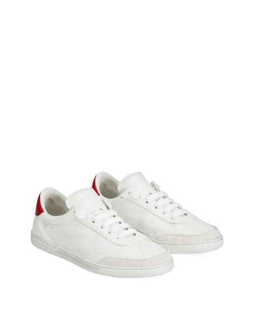 Sneakers Saint Tropez Con Inserti di Dolce & Gabbana in White