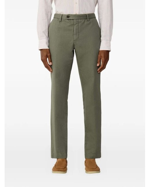 Hackett Green Kensington Slim-Fit Chino Trousers for men
