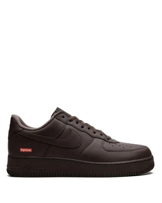 Nike Brown X Supreme Air Force 1 Sneakers
