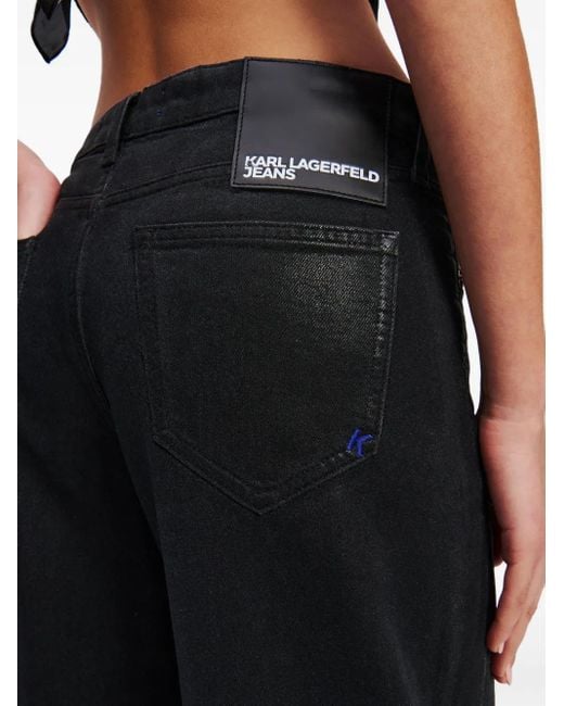 Jeans Con Vestibilità Comoda di Karl Lagerfeld in Black