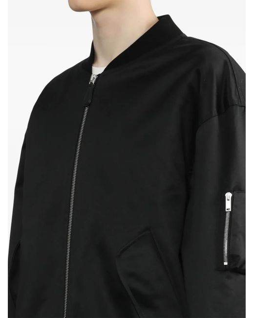 Jil Sander Bomberjack Met Rits in het Black voor heren
