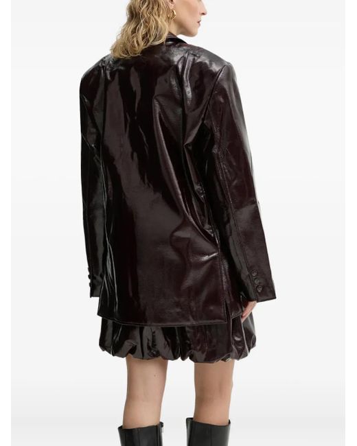 Herskind Black Pocket Button Overshirt