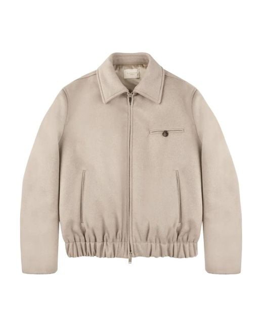 Montedoro Natural Zip Bomber Jacket