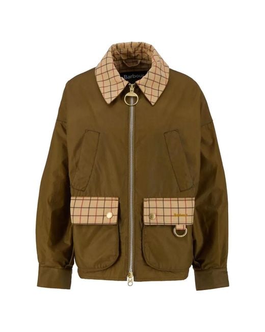 Barbour Green Launton Jacket