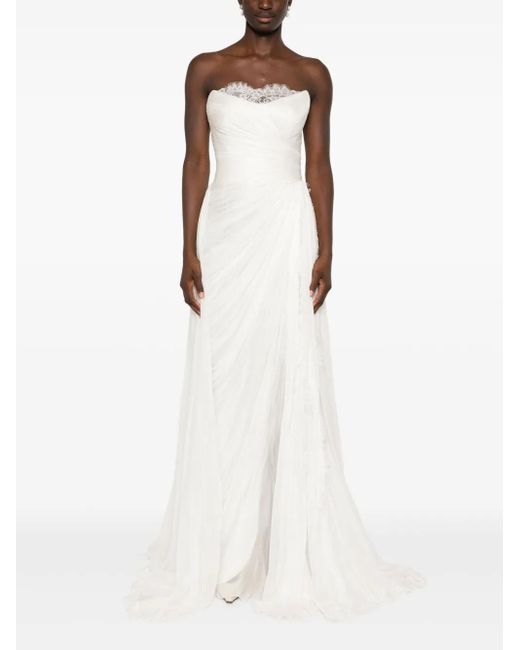 IRIS SERBAN White Shea Gown
