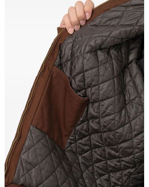 KAMIYA Brown Boro Distressed Hooded Jacket for men