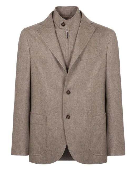 Slowear Blazer Met Dubbele Rij Knopen in het Brown voor heren