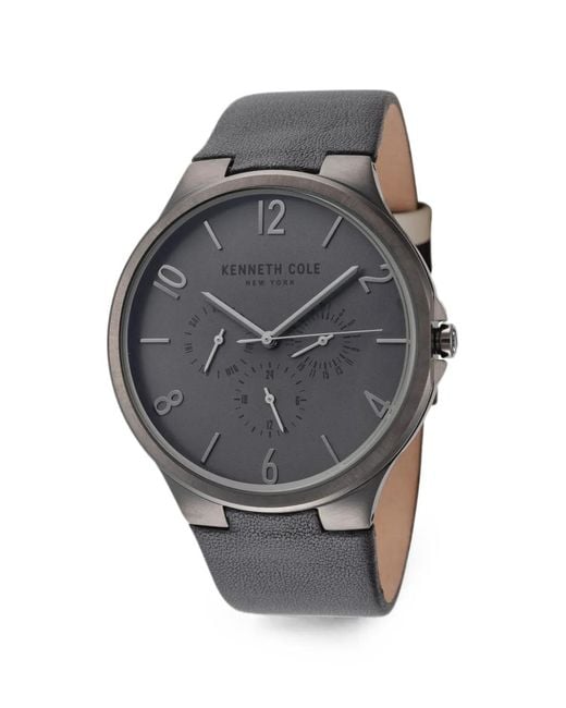 Kenneth Cole Gray Classic 44Mm Watch for men
