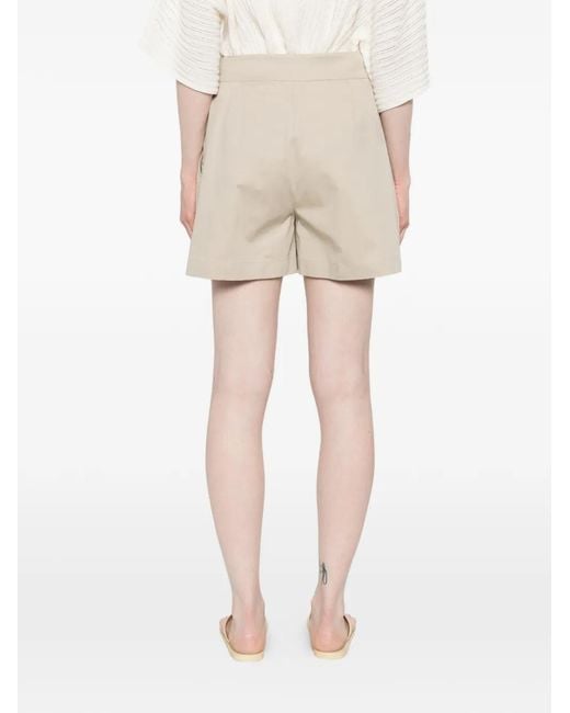 Fedeli Natural Egon Pleated Shorts