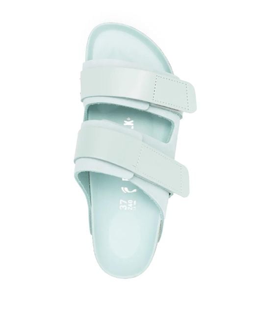 Birkenstock Green Uji Leather Sandals