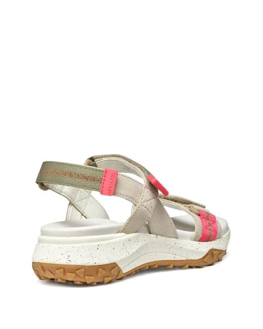 Geox White Sorapis Grip Sandals