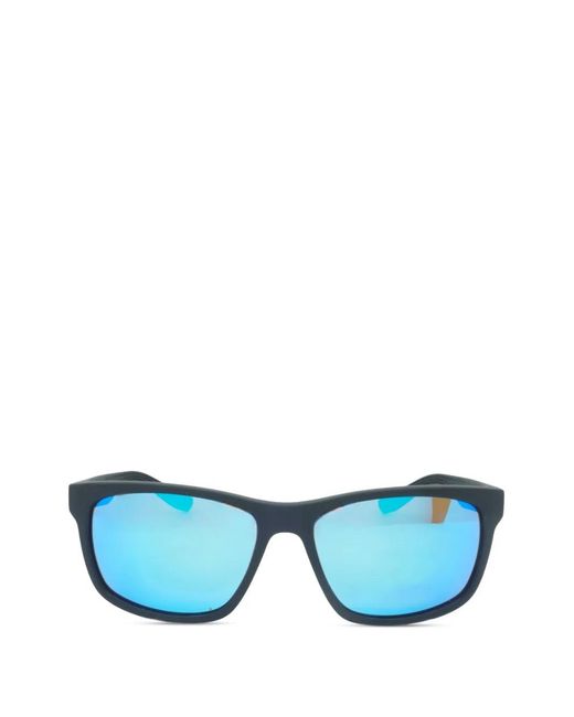 Nike Blue Cruiser Rectangle-Frame Sunglasses for men