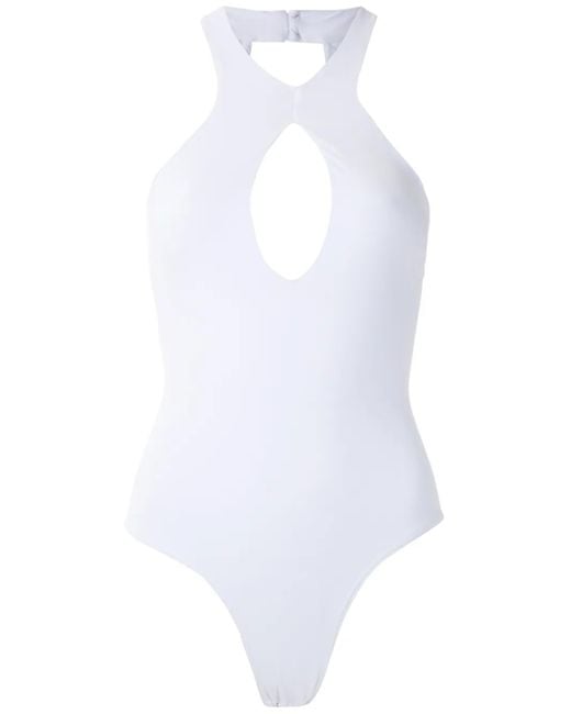 Amir Slama Bodysuit in het White