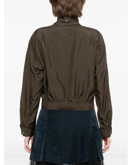 JNBY Brown Tie-Neck Jacket