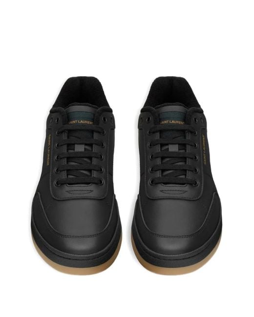 メンズ Saint Laurent Saint Laone Sizerent Sl/61 スニーカー（スムースレザー） Black