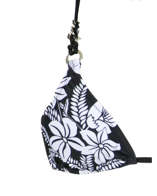 Amir Slama Multicolor Floral Print Bikini Set