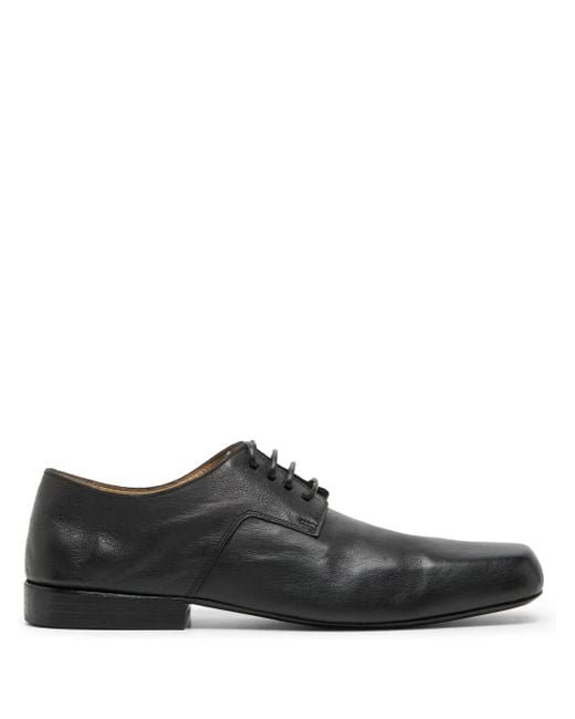 Marsèll Black Naso Square-Toe Derby Shoes for men