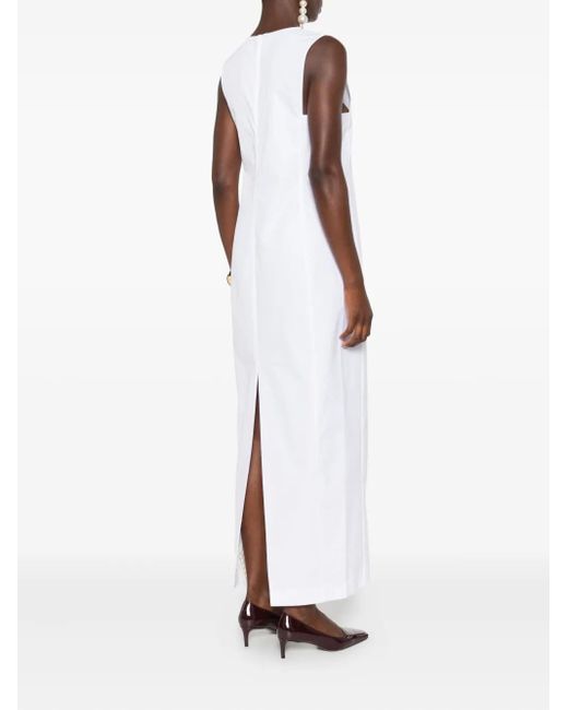 Khaite Avery Midi-Jurk in het White