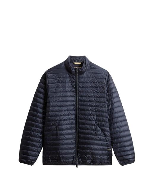 Woolrich Blue Allen Lightweight Jacket for men