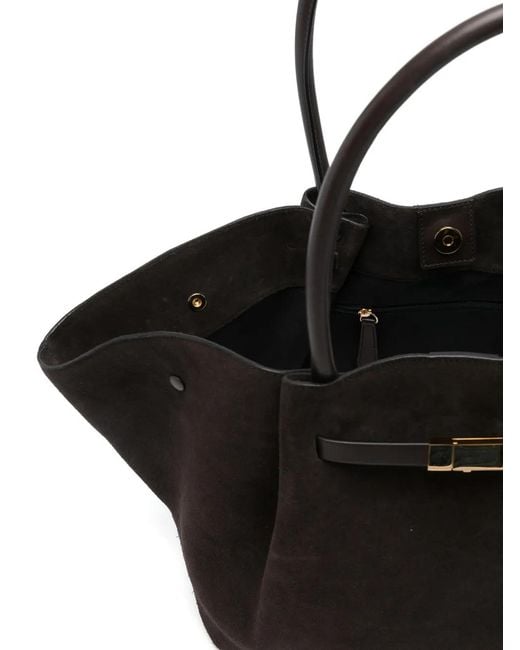 DeMellier London Black New York Suede Shoulder Bag