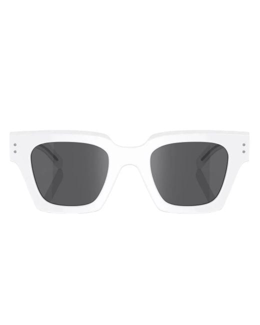 Dolce & Gabbana Gray Dg Icon D-Frame Sunglasses for men