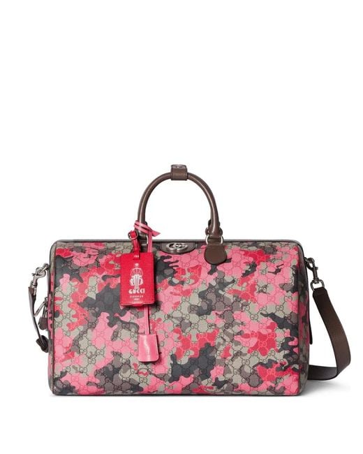Gucci メンズ ピンク Ggパターン ボストンバッグ 【公式通販】
