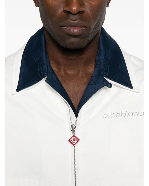 Casablanca White Jacket Cotton for men
