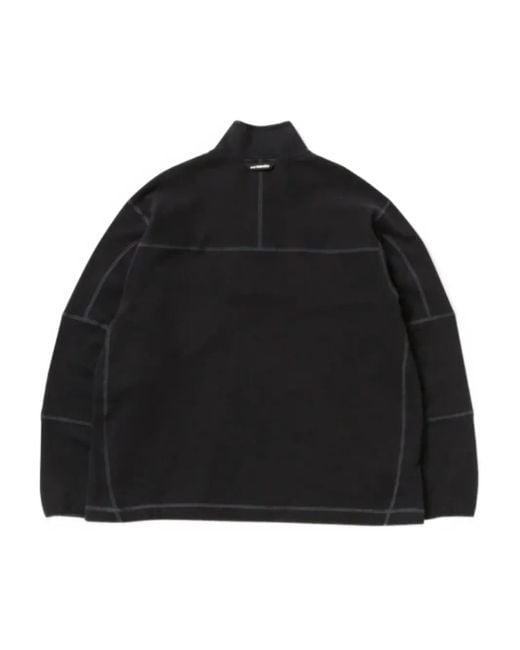 Maglione Con Taschino di And Wander in Black da Uomo