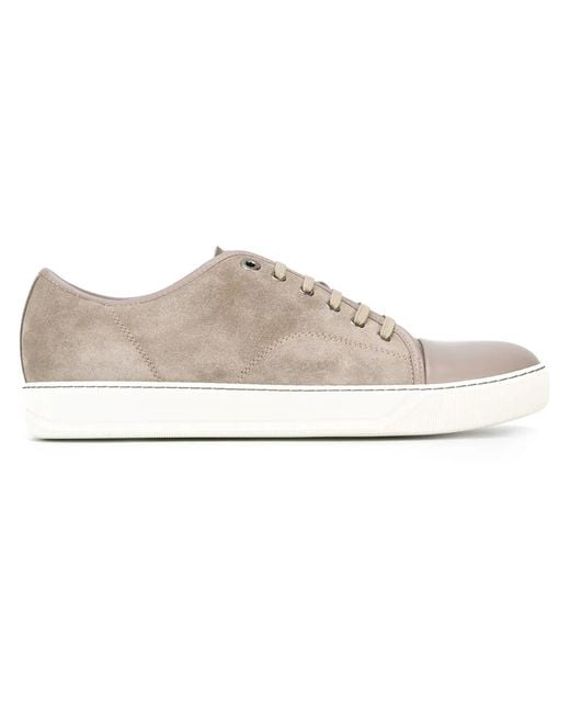 Lanvin Multicolor Contrasted Toe Cap Sneakers for men
