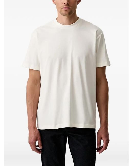 Karl Lagerfeld White T-Shirt À Logo Imprimé for men